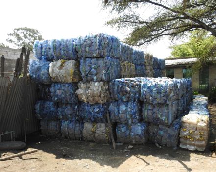 baled plastic in Ethiopia