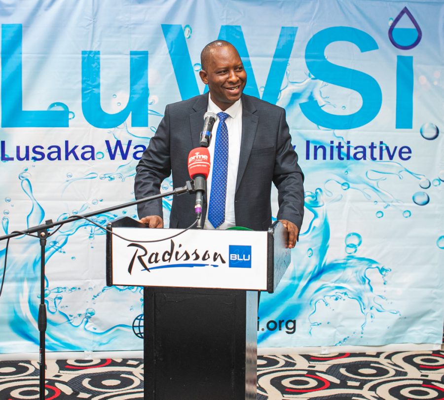 Zambia's Minister of Water Development and Sanitation, Hon. Mike Mposha MP